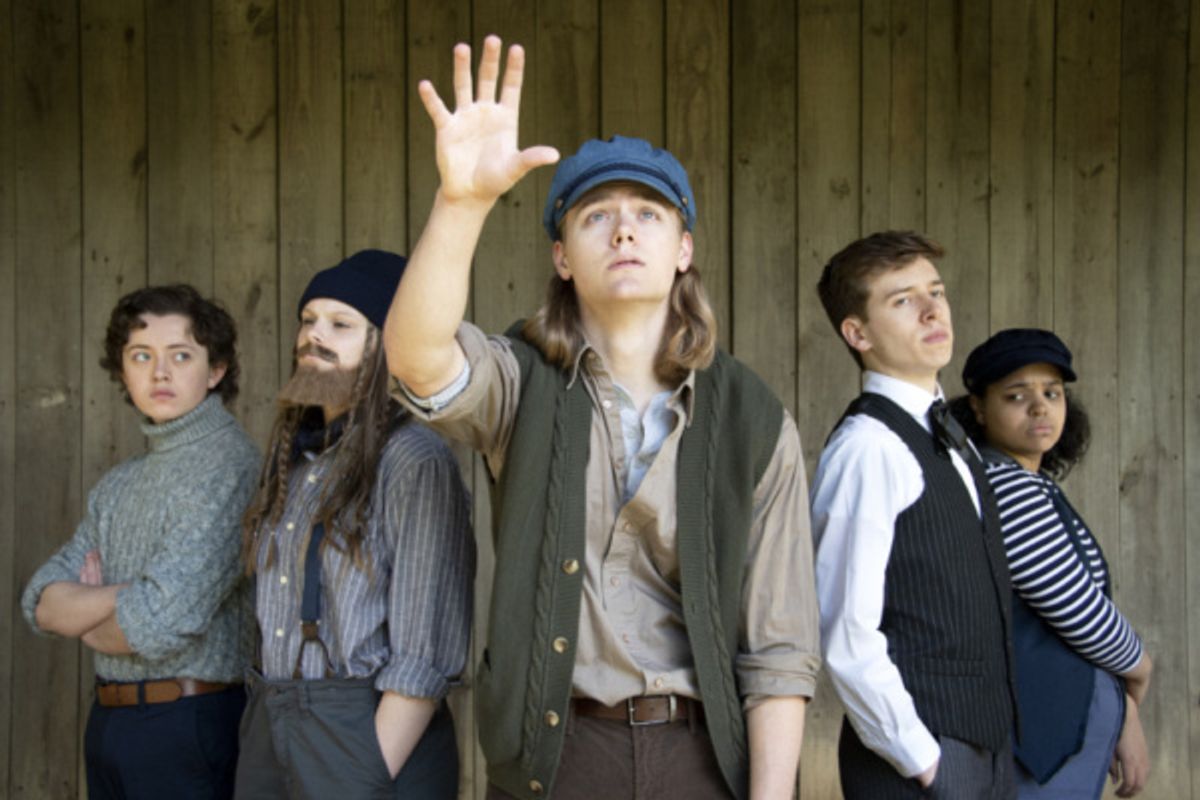 Brayden Lawrence, Olivia Hankins, Logan Beutel, Dylan Weand, and Marcy Bogner, Photograph by Jason Johnson-Spinos at 