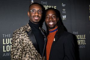 Donja R. Love and husband @ BroadwayWorld Donja R. Love and husband Photo