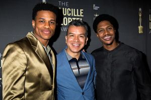 Jeremy Pope, Sergio Trujillo, Ephraim Sykes @ BroadwayWorld Jeremy Pope, Sergio Trujillo, Ephraim Sykes Photo