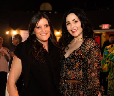 Rachel Dulude and Sarah Leach at FUN(d) HOME The 2019 Wilbury Group Gala; photo by Er Photo