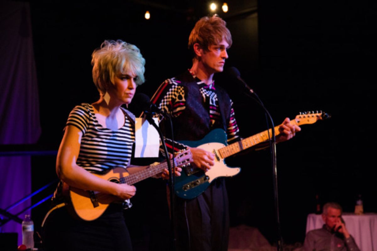 Jesse Hawley and James Stanley perform selections from their show CVK (Clever and Vainglorious Kings) at FUN(d) HOME The 2019 Wilbury Group Gala; photo by Erin X. Smithers. More photos online at https at 