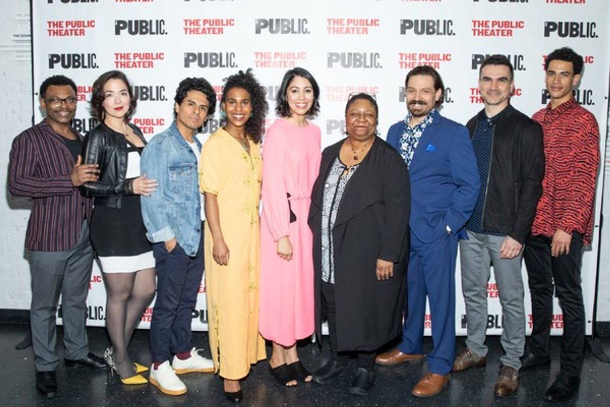 Oskar Eustis and Laurie Woolery at 