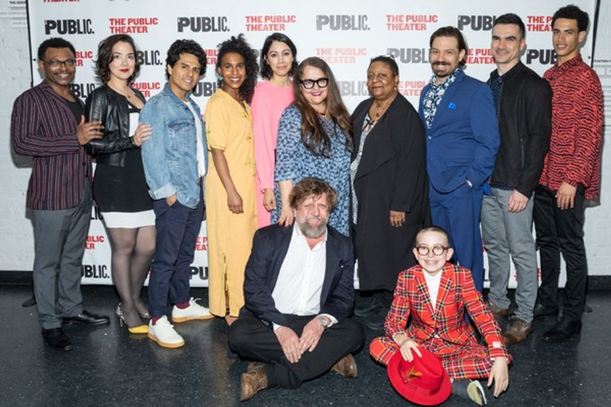 Oskar Eustis and Laurie Woolery at 