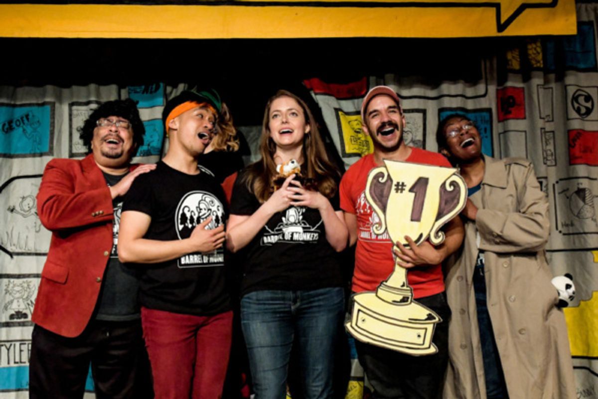 Linsey Falls, Bryan Bosque, Gabriella Hirsch, Brandon Cloyd and Arielle Leverett at 