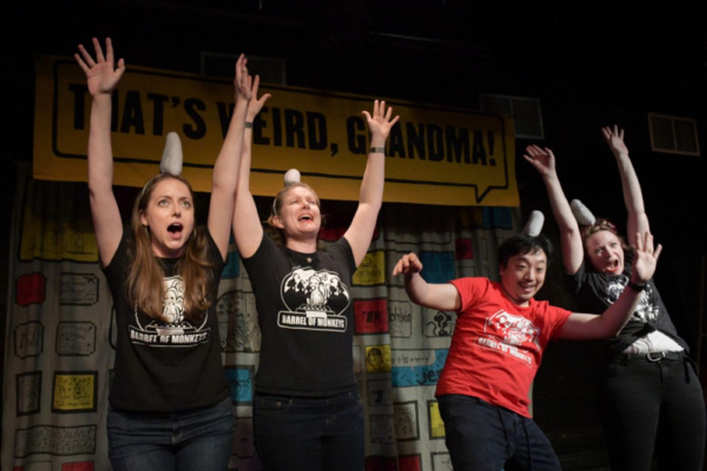 Photo Flash: Barrel Of Monkeys' THAT'S WEIRD, GRANDMA: Stories That Sing And Dance Plays Through May 25  Image