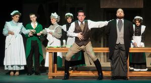 Gary Rucker (Bill Snibson) amd Addison Hinson (Heathersett) Photo