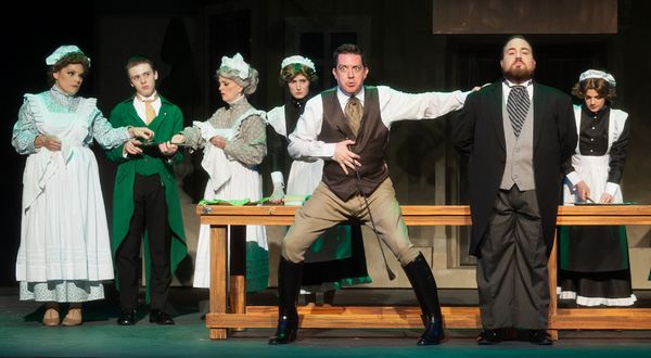 Gary Rucker (Bill Snibson) amd Addison Hinson (Heathersett) Photo