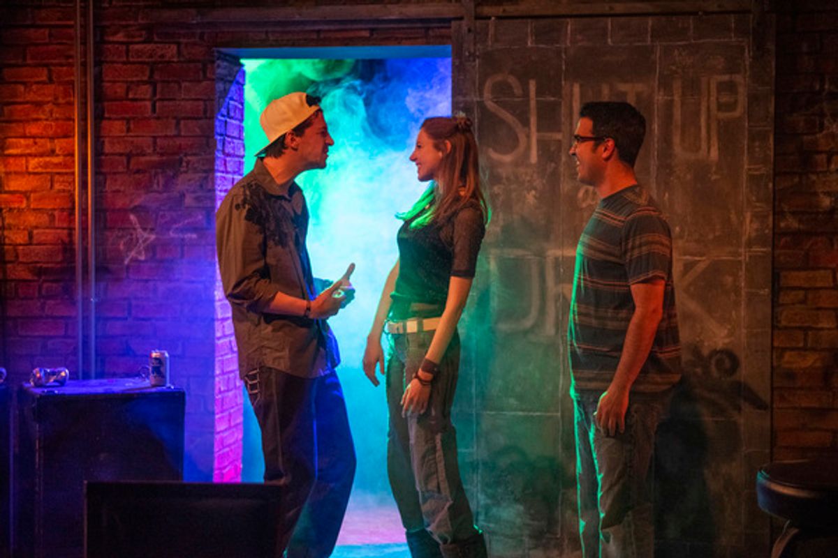 Henry Greenberg, Lindsay Stock and Christopher Acevedo at 