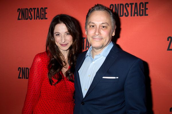 Marin Hinkle, David Aaron Baker Photo