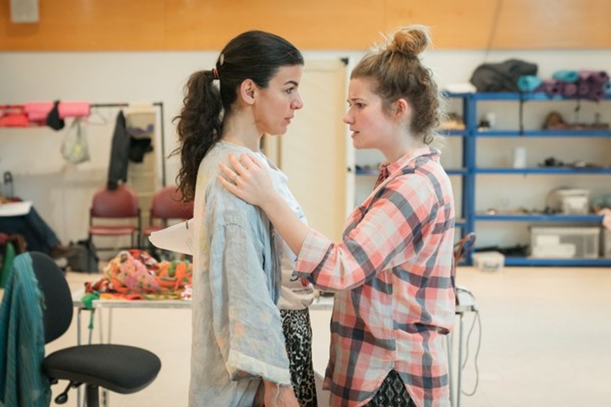 Sirine Saba, Karen Fishwick at 