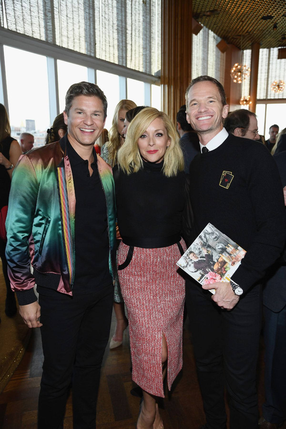 David Burtka, Jane Krakowski and Neil Patrick Harris at 
