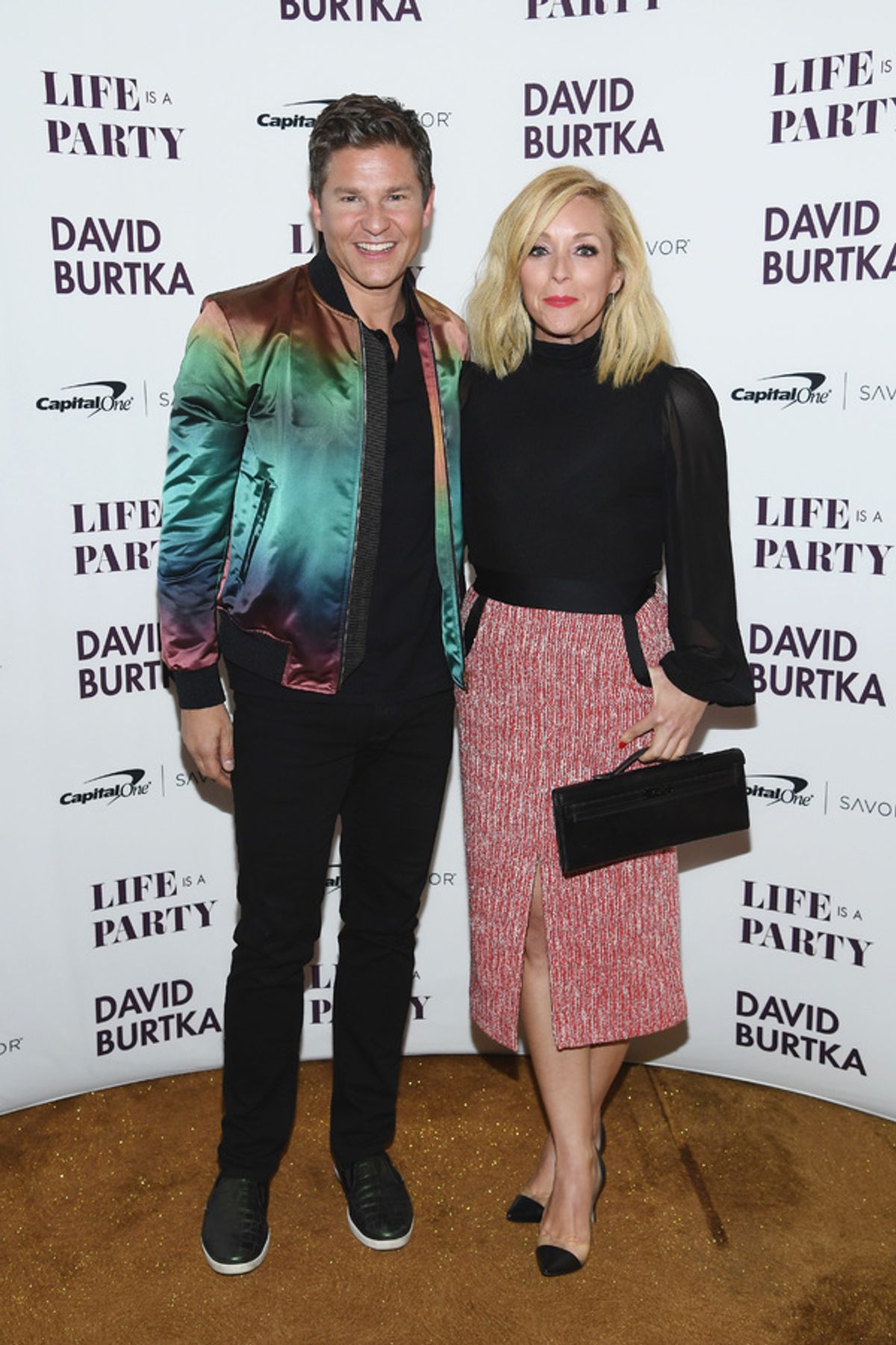 David Burtka and Jane Krakowski at 