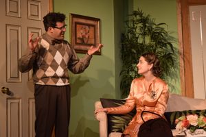 David Macharelli (Max) and Katie Kirtland (Maggie) Photo