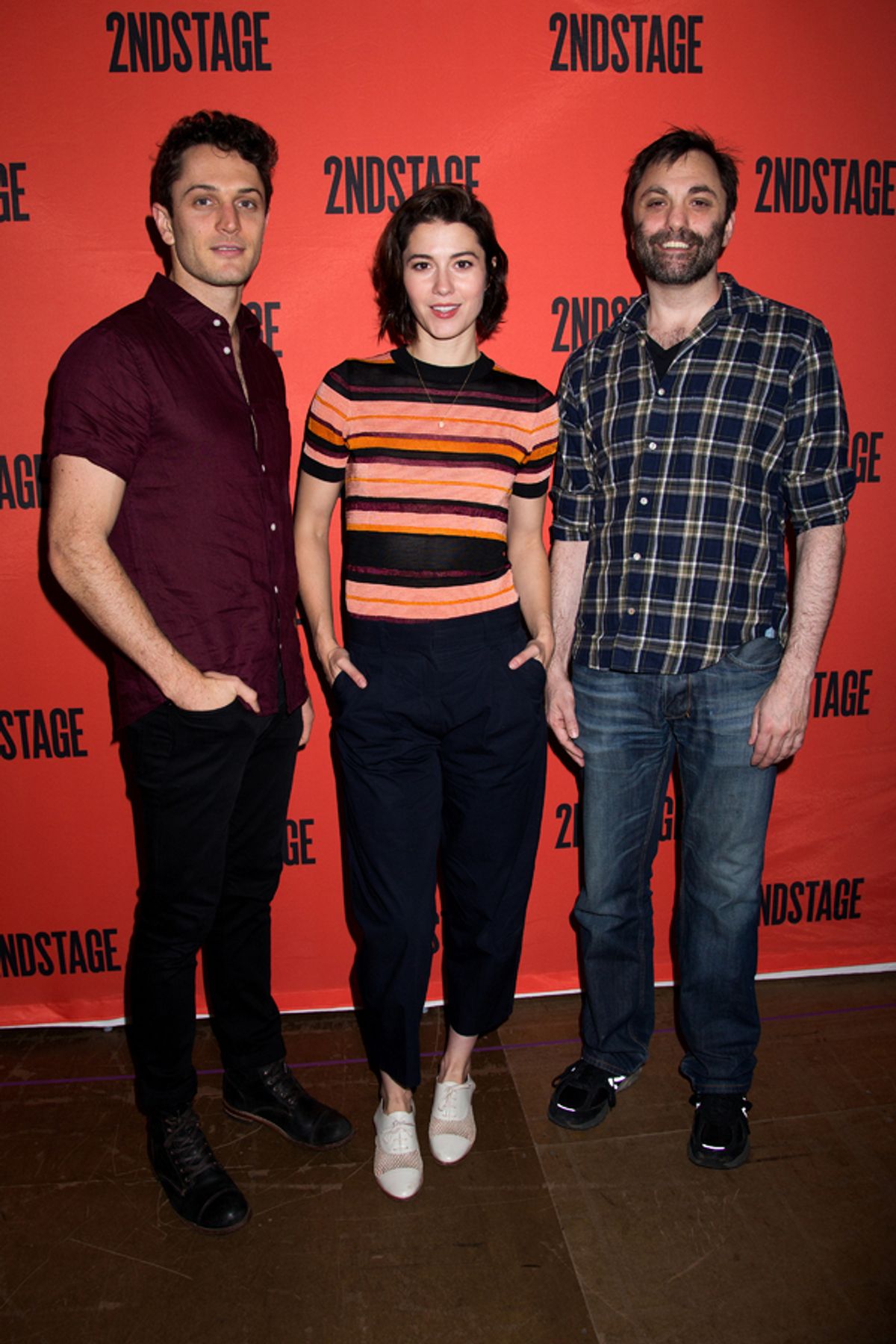 Colin Woodell, Mary Elizabeth Winstead, Christopher Shinn at 
