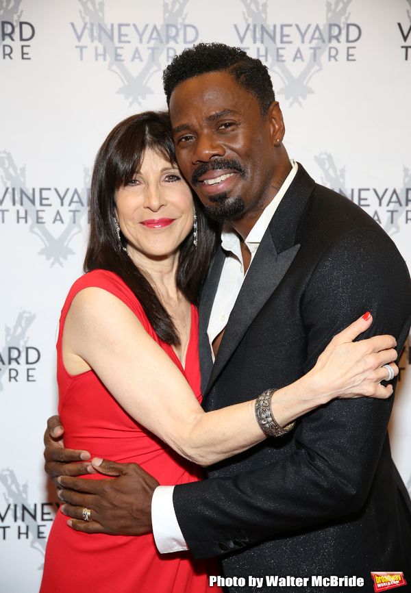 Catherine Schreiber and Colman Domingo Photo