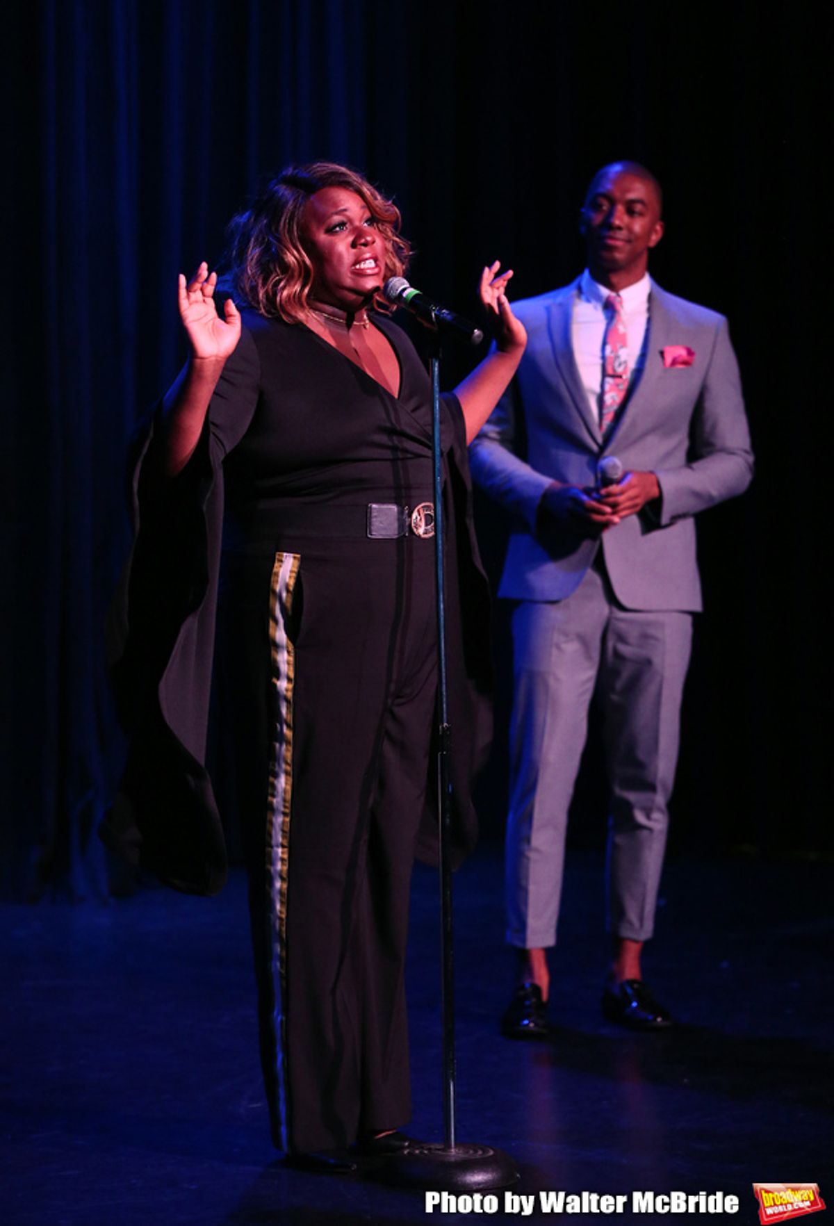 Alex Newell and Christian Dante White at 
