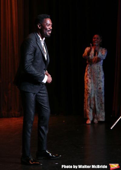 Colman Domingo and Ariana DeBoseNew York City. 
 Photo