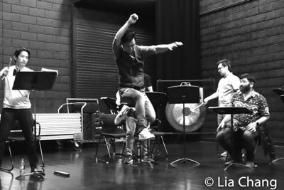 Eric Elizaga, Jonny Lee, Jr. Daniel May, Alex Hsu, Lawrence-Michael Arias. Photo