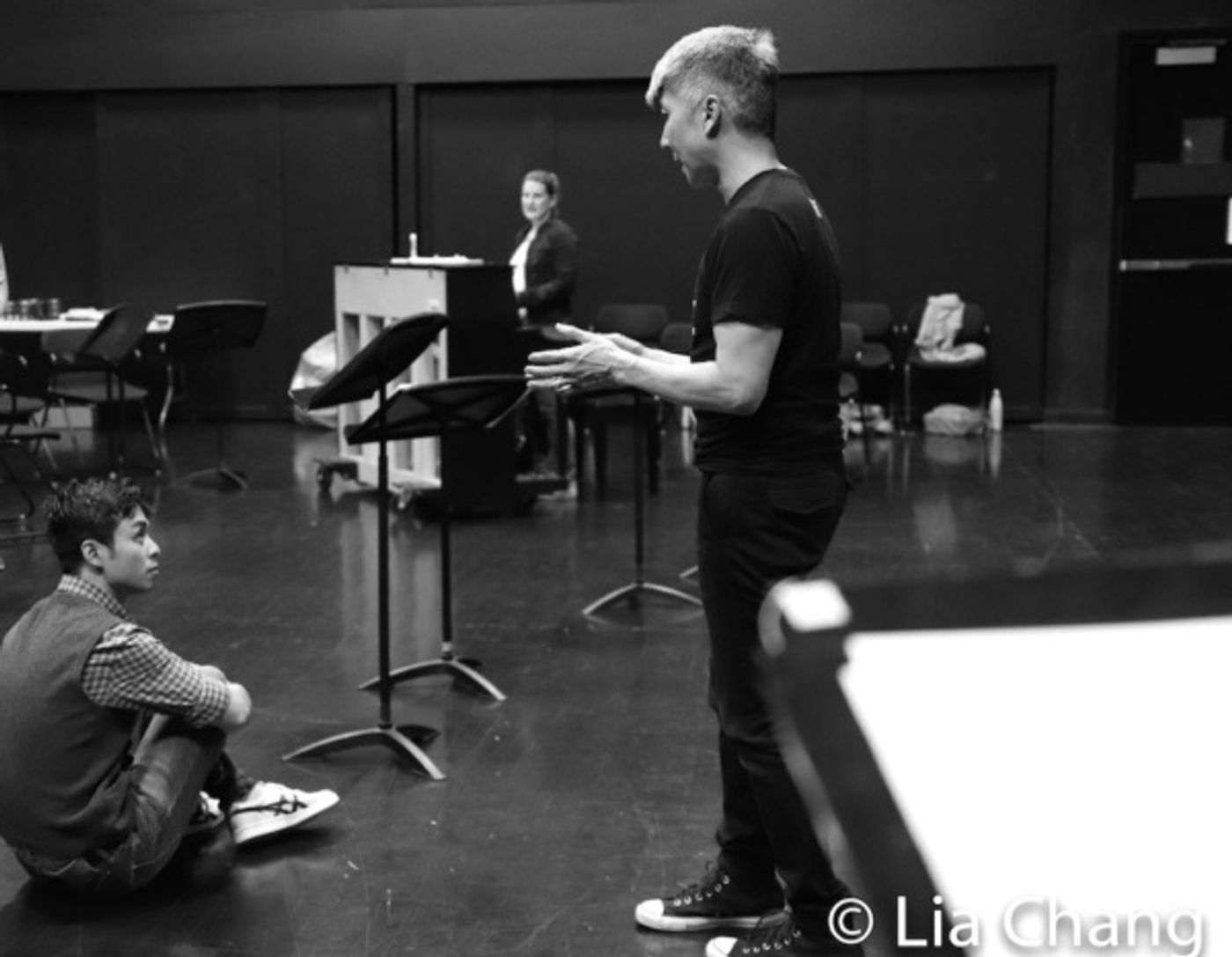 Photo Flash: David Henry Hwang Visits Jason Ma's GOLD MOUNTAIN In Rehearsal Photo Flash: David Henry Hwang Visits Jason Ma's GOLD MOUNTAIN In Rehearsal Image