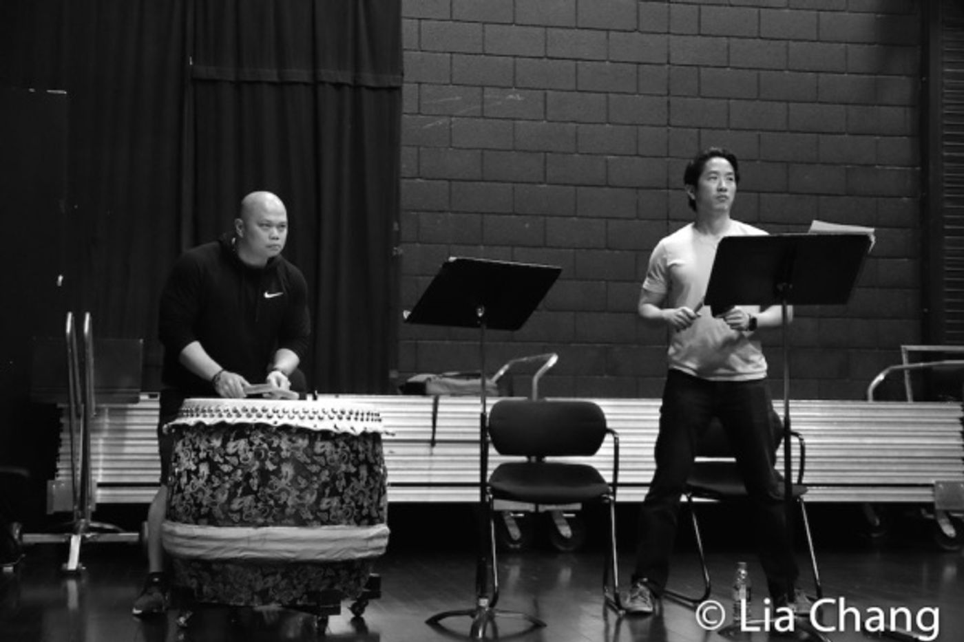 Photo Flash: David Henry Hwang Visits Jason Ma's GOLD MOUNTAIN In Rehearsal Photo Flash: David Henry Hwang Visits Jason Ma's GOLD MOUNTAIN In Rehearsal Image