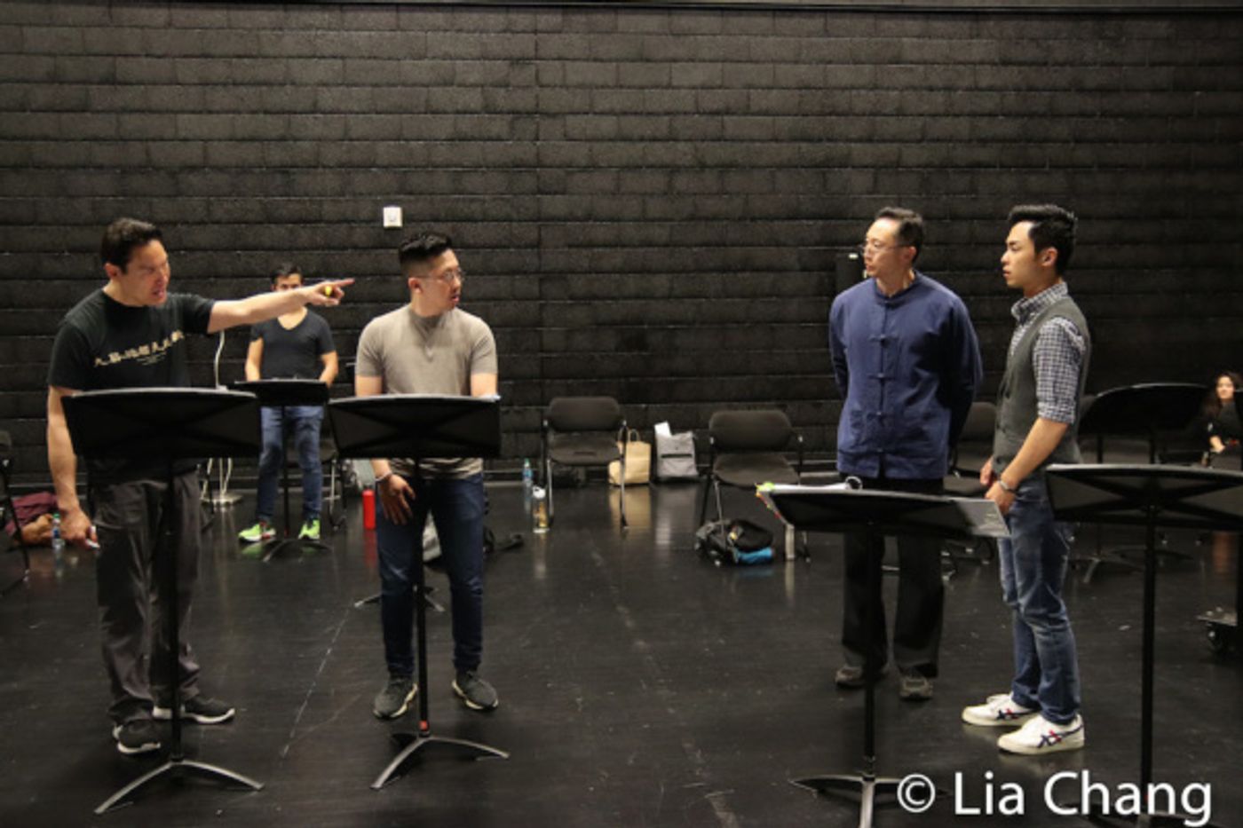 Photo Flash: David Henry Hwang Visits Jason Ma's GOLD MOUNTAIN In Rehearsal Photo Flash: David Henry Hwang Visits Jason Ma's GOLD MOUNTAIN In Rehearsal Image