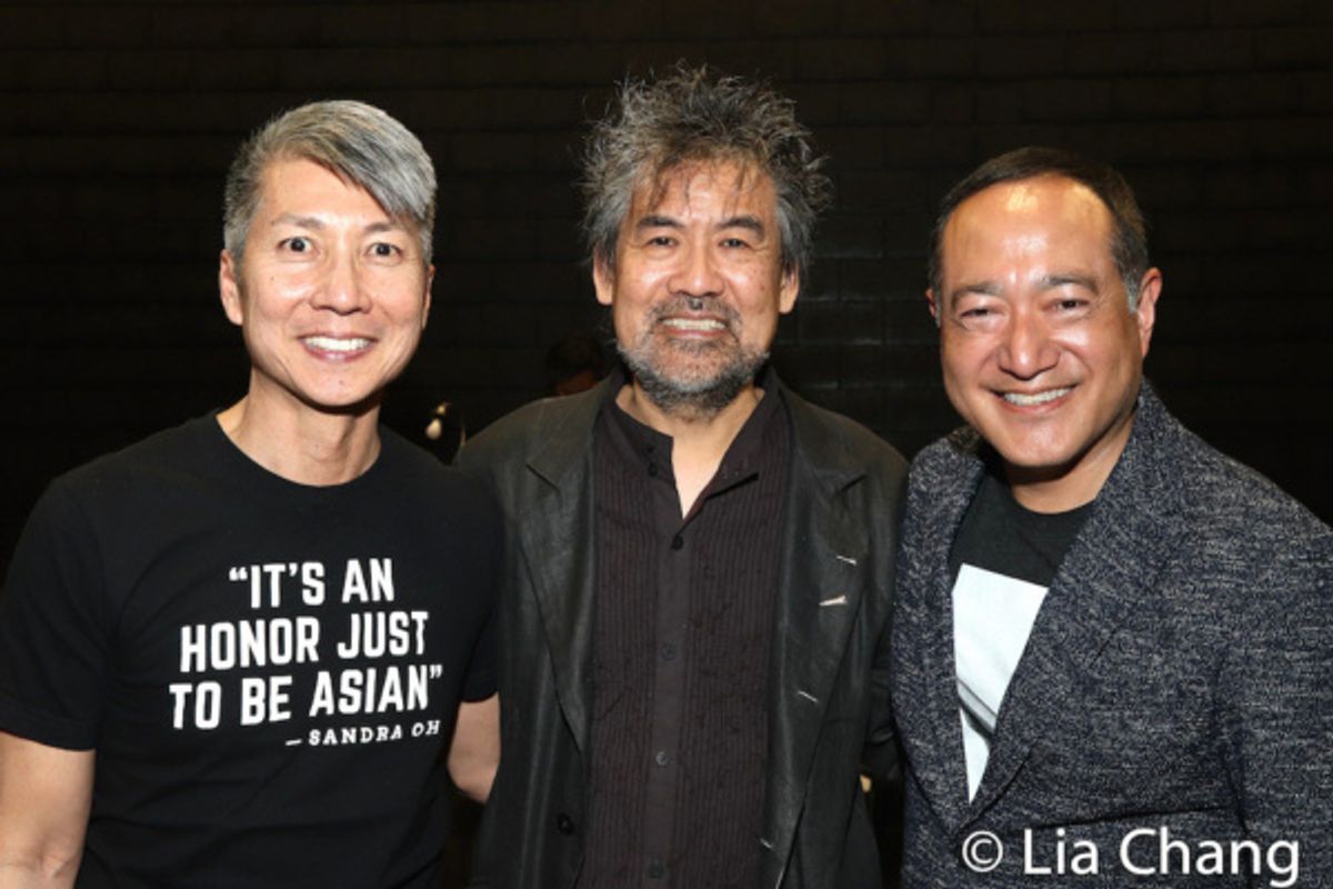 Jason Ma, David Henry Hwang and Alan Muraoka at 