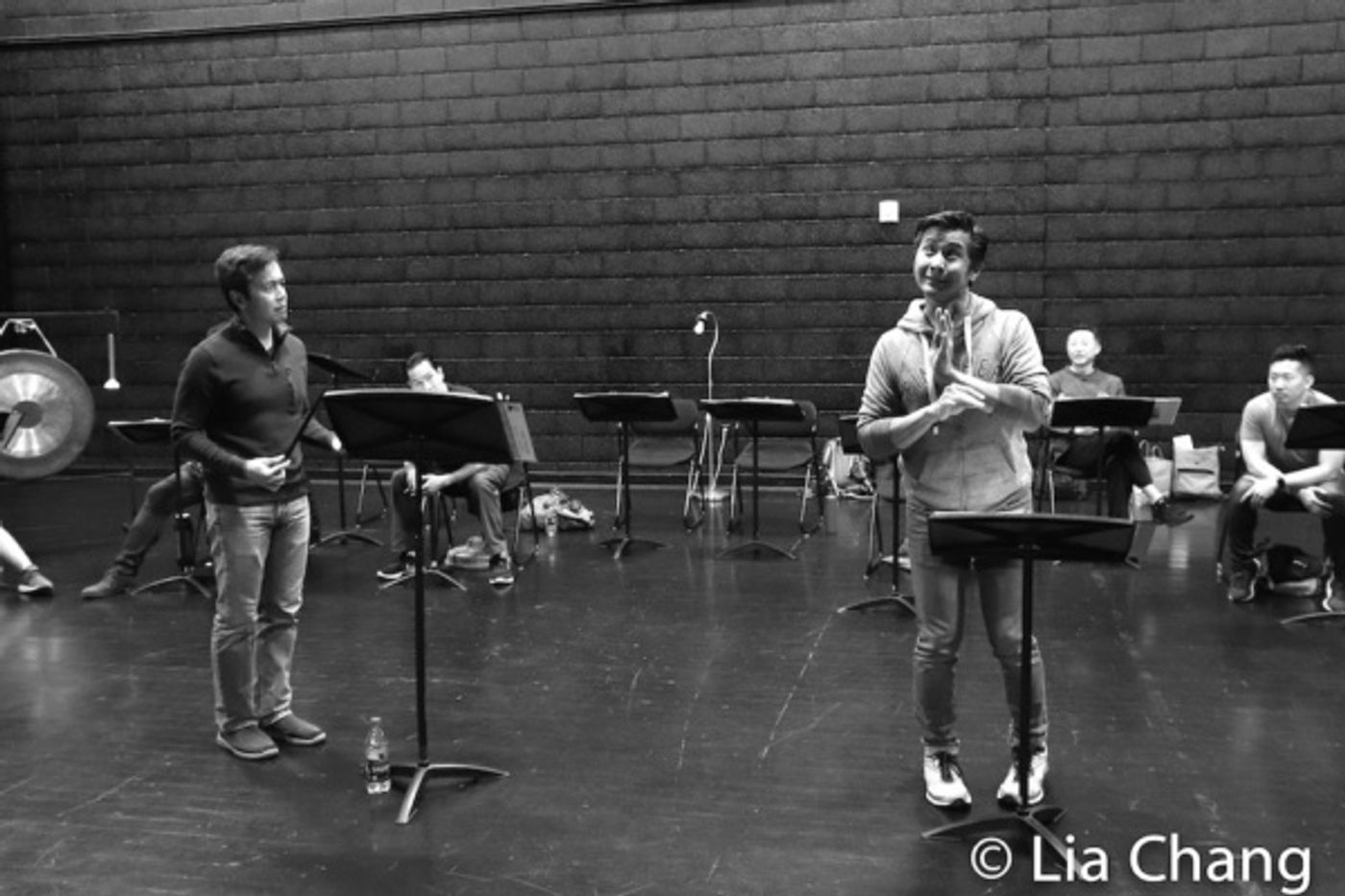 Photo Flash: David Henry Hwang Visits Jason Ma's GOLD MOUNTAIN In Rehearsal  Image