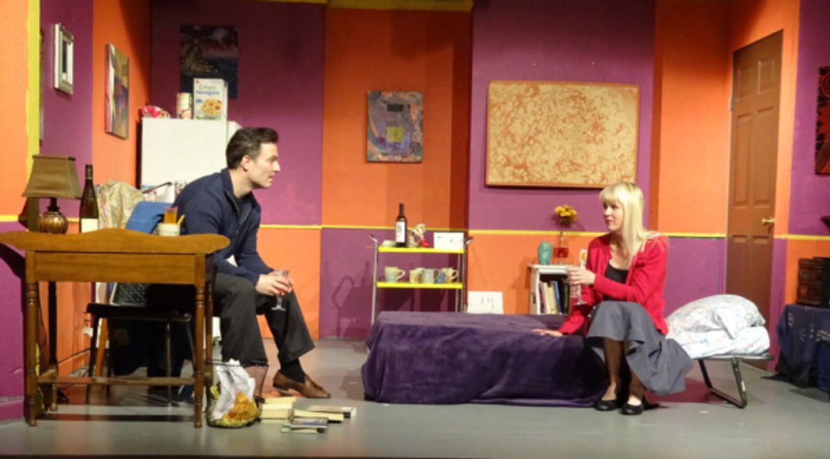 Brian Kavanaugh (Robert) and Meg Wallace (Catherine) at 