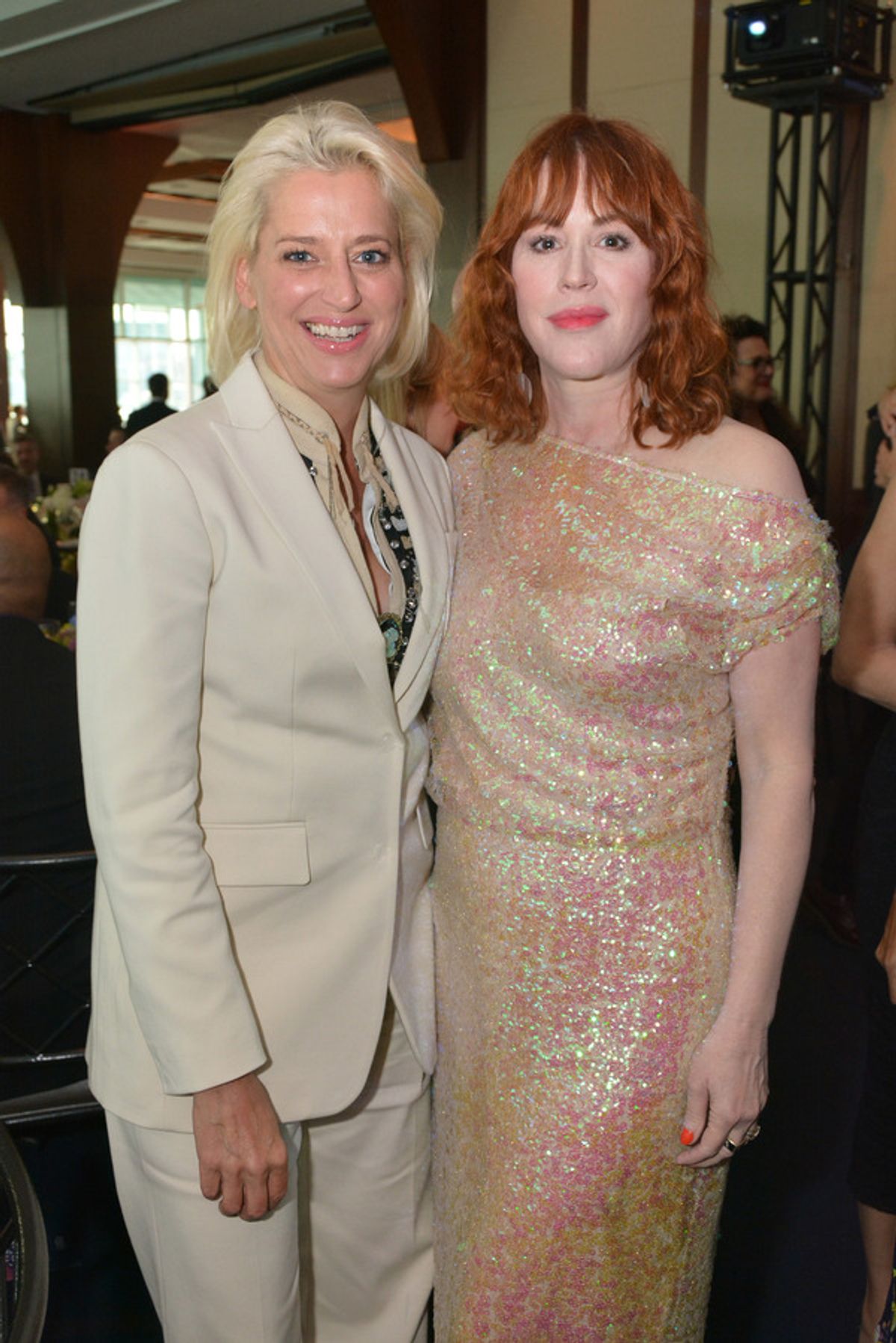 Dorinda Medley and Molly Ringwald at 
