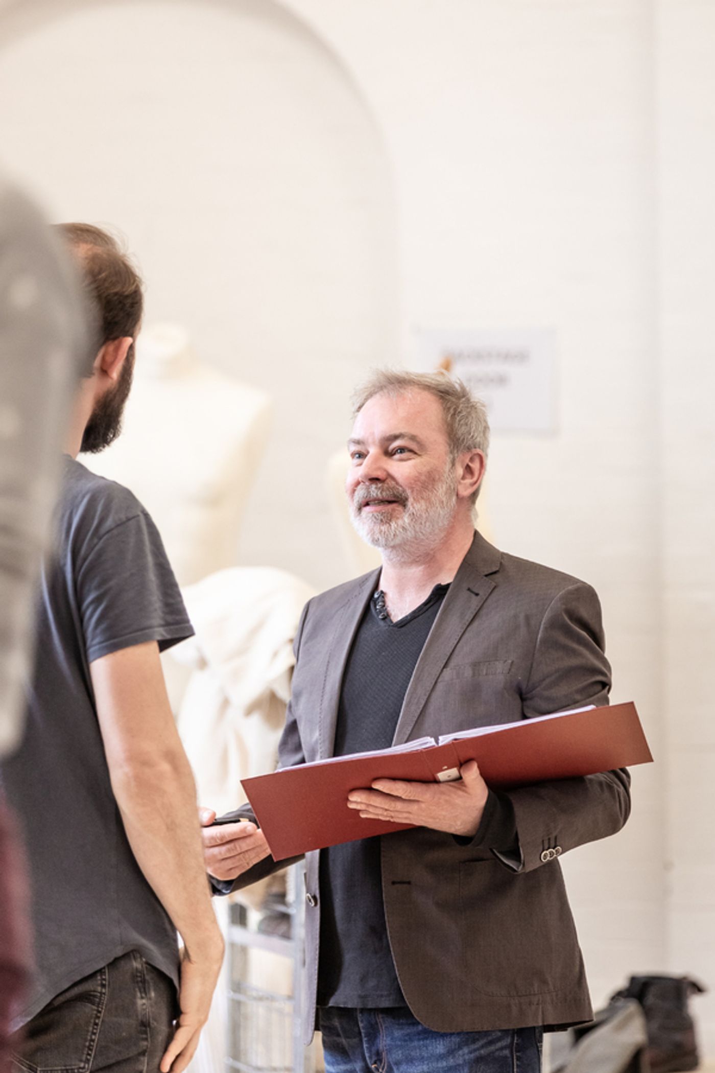 Photo Flash: Inside Rehearsal For THE AUDIENCE  Image