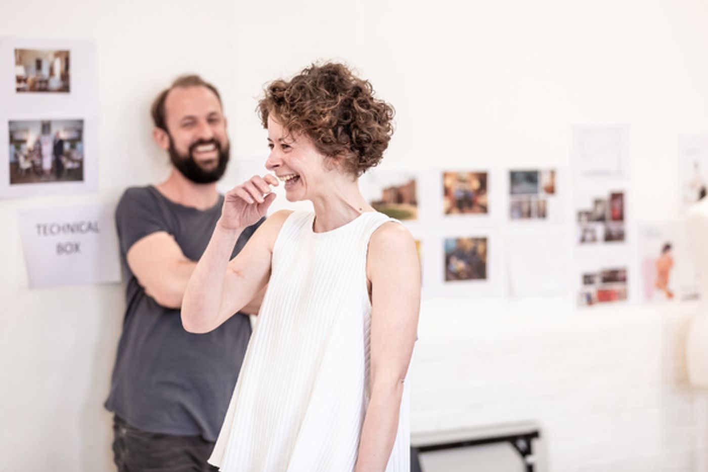 Photo Flash: Inside Rehearsal For THE AUDIENCE  Image