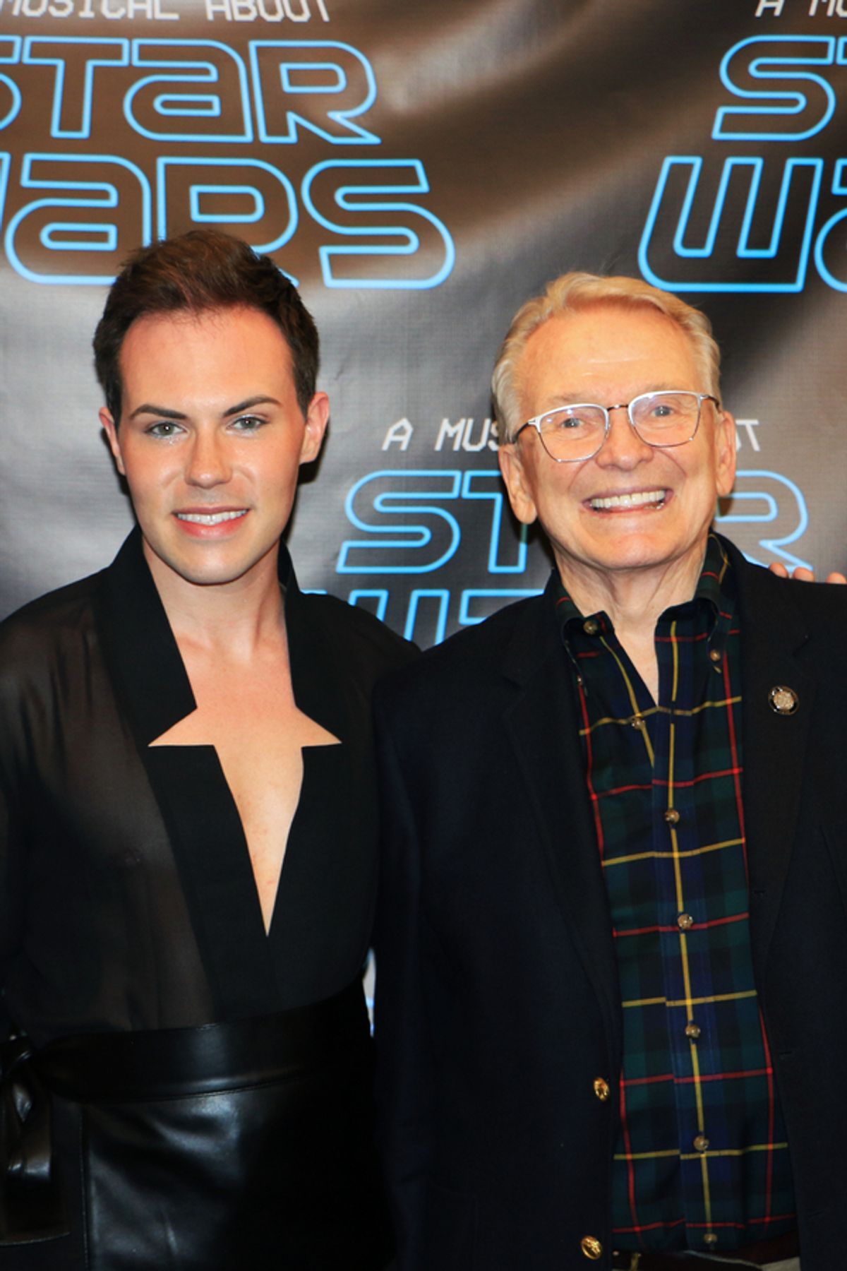 Brendan McCann with Bob Mackie at 