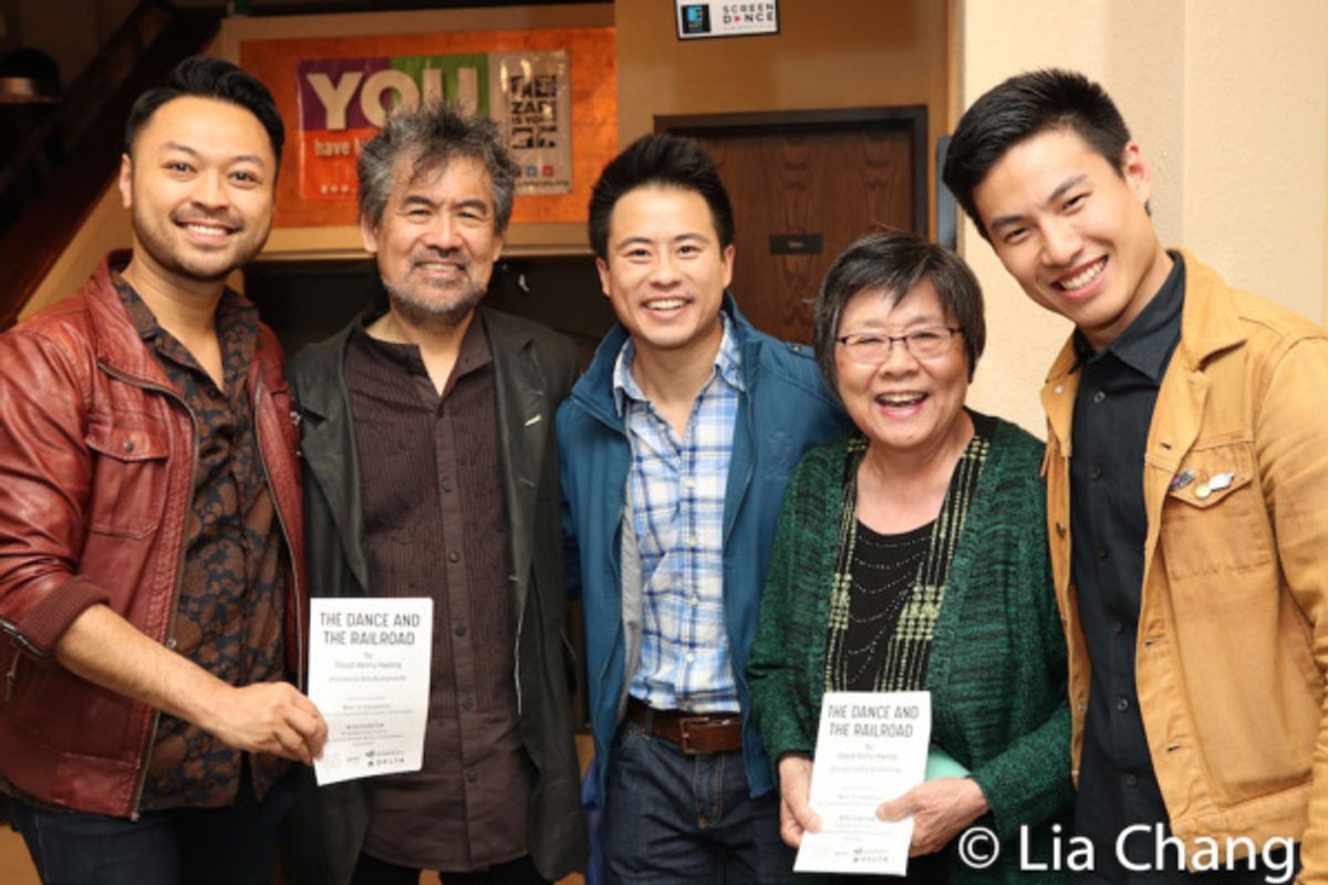 Billy Bustamante, David Henry Hwang, Whit K. Lee, Margaret Yee, Tobias C. Wong at 