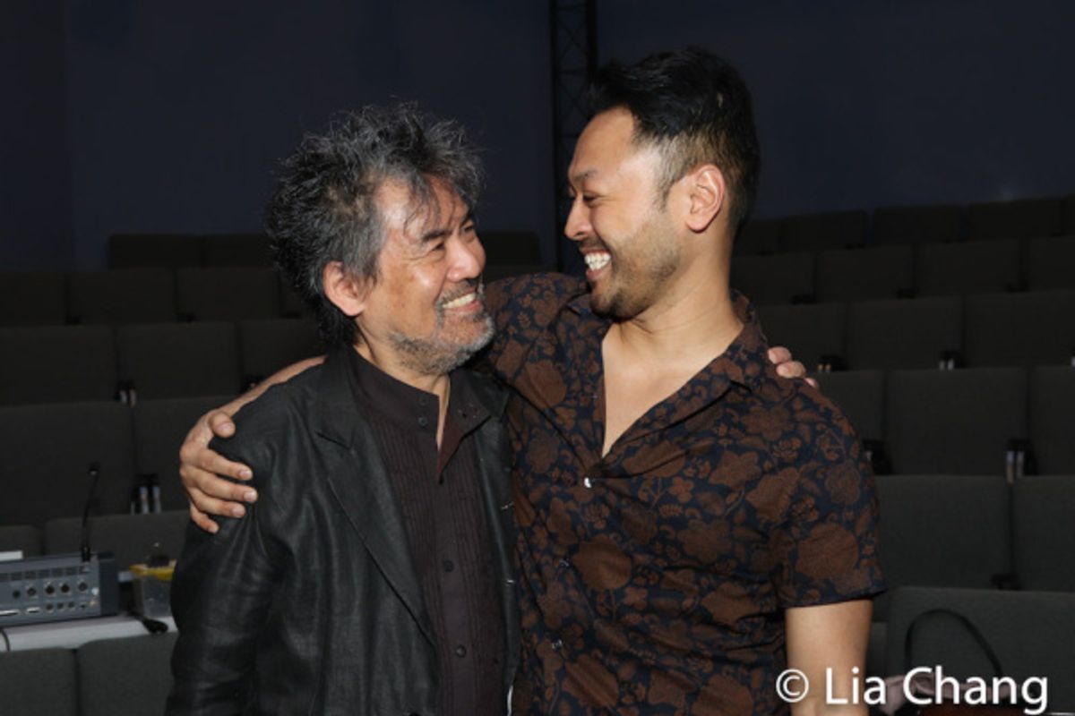 David Henry Hwang and Billy Bustamante at 