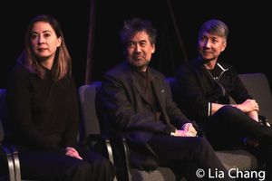 Utah Poet Laureate Paisley Rekdal, David Henry Hwang, Jason Ma Photo