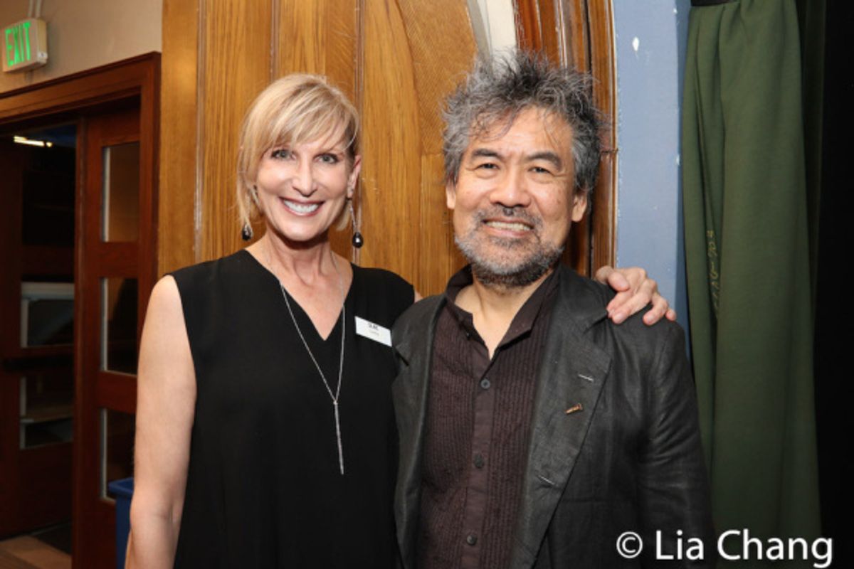 Cynthia Fleming, David Henry Hwang at 
