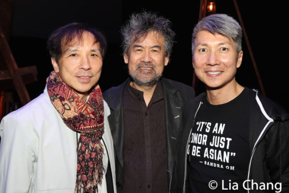 Richard Chang, David Henry Hwang and Jason Ma at 