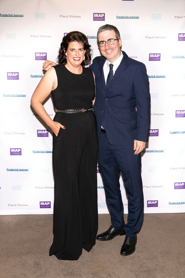 John Oliver, Becca Heller Photo