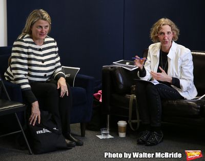 BroadwayHDâ€™s Bonnie Comley, Songwriter/composer Kathy Sommer Photo