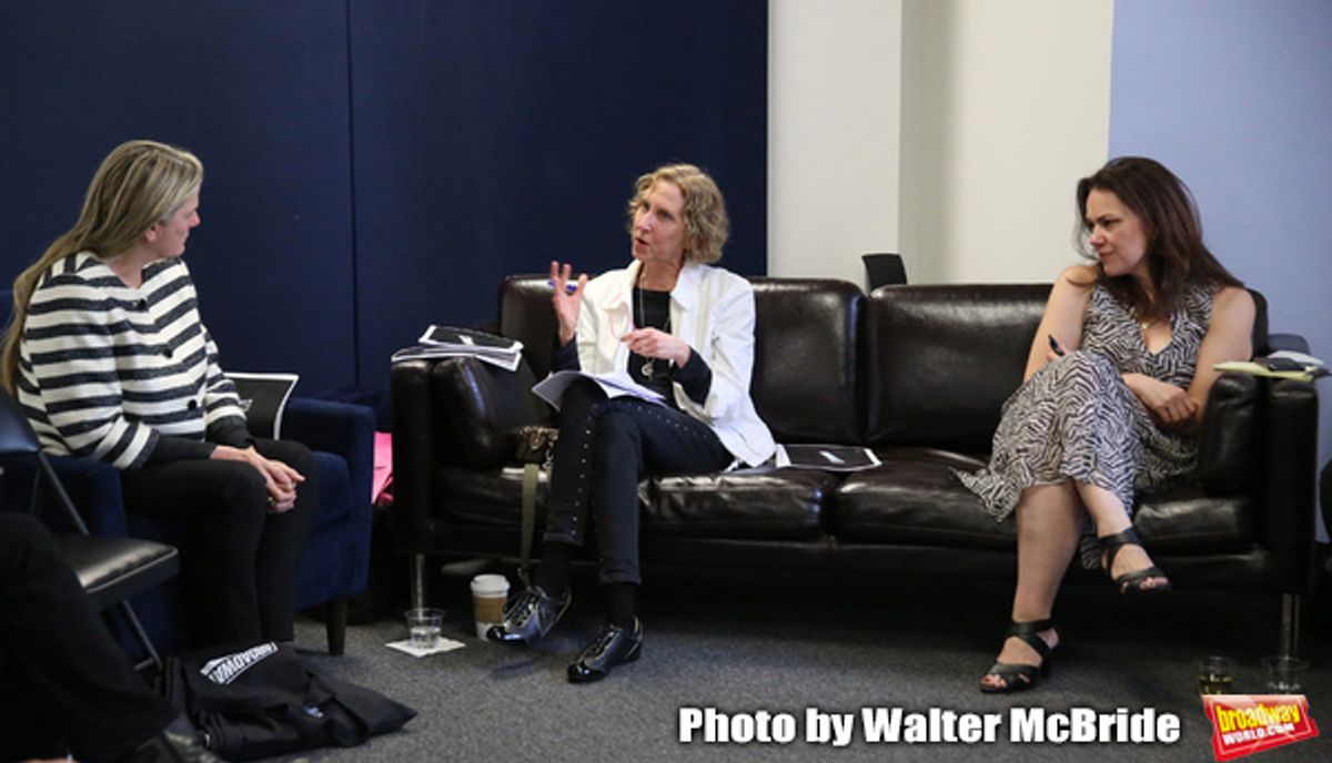 BroadwayHDâ€™s Bonnie Comley, Songwriter/composer Kathy Sommer and MAESTRA founder Georgia Stitt at 