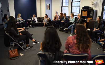 BroadwayHDâ€™s Bonnie Comley, Songwriter/composer Kathy Sommer and MAESTRA found Photo