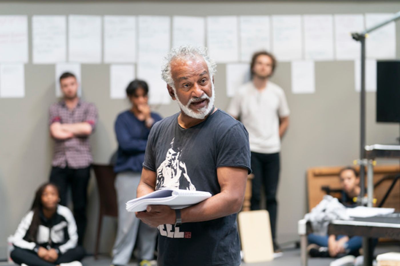 Photo Flash: Inside Rehearsal For OUR TOWN at Regent's Park Open Air Theatre  Image