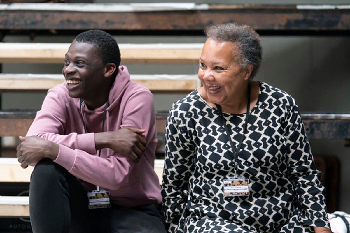 Terique Jarrett and Cleo Sylvestre at 