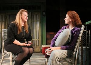 Holly Erin McCarthy and Monica Giordano in Cape Rep Theatre''s ''Proof'' Photo