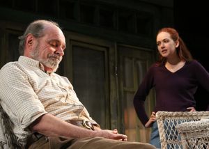 Mark S. Cartier and Monica Giordano in Cape Rep Theatre''s ''Proof'' Photo