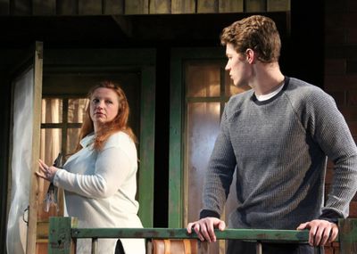 Holly Erin McCarthy and Wes Williams  in Cape Rep Theatre''s ''Proof'' Photo