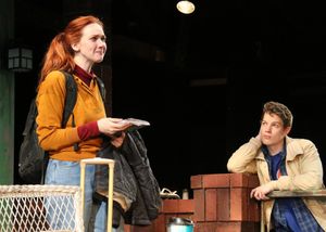 Monica Giordano and Wes Williams in Cape Rep Theatre''s ''Proof'' Photo
