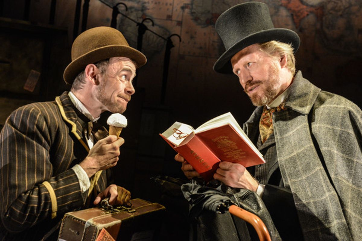 Michael Hugo (Passepartout) and Andrew Pollard (Phileas Fogg) at 