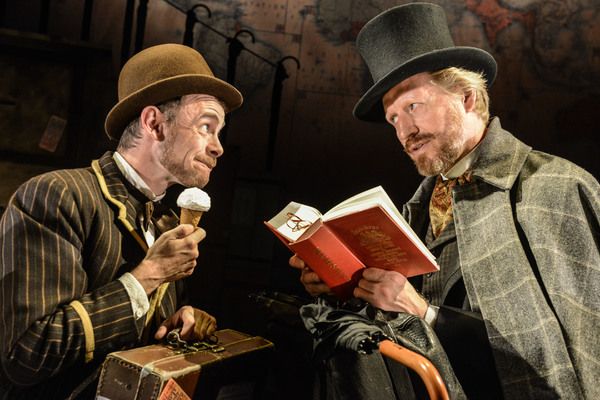 Michael Hugo (Passepartout) and Andrew Pollard (Phileas Fogg) Photo