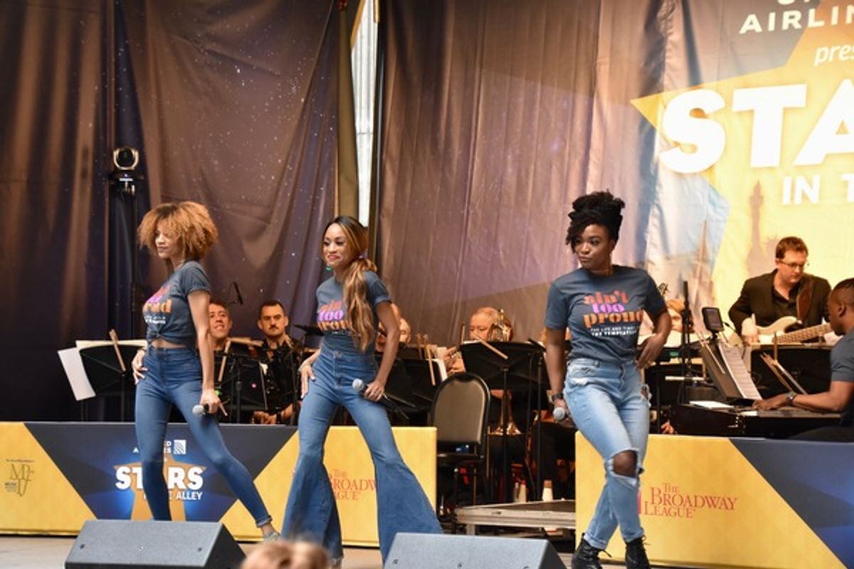 From Ain't Too Proud-Taylor Symone Jackson, Nasia Thomas and Candice Marie at 